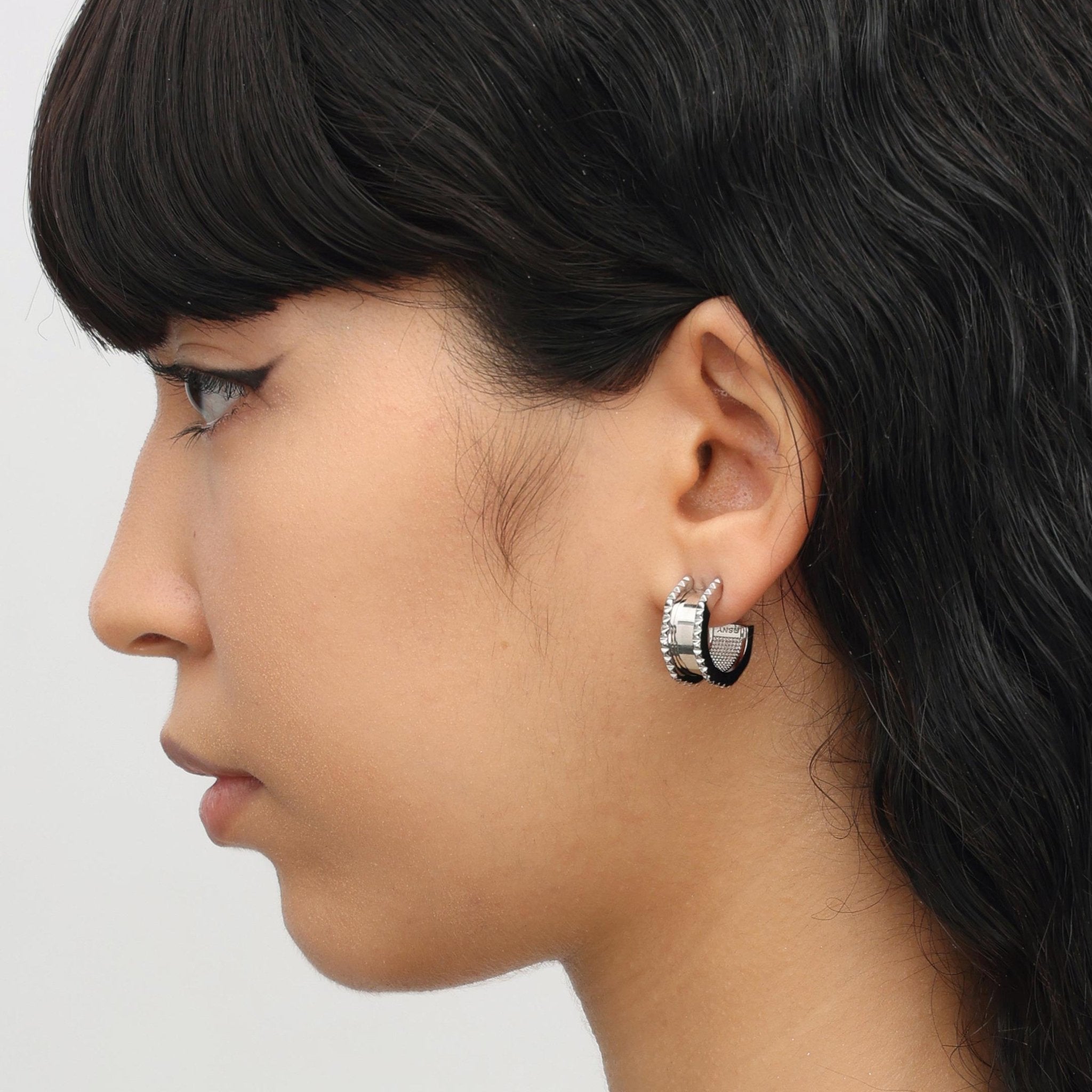 RSNY Diamond Line Earrings - R2047A