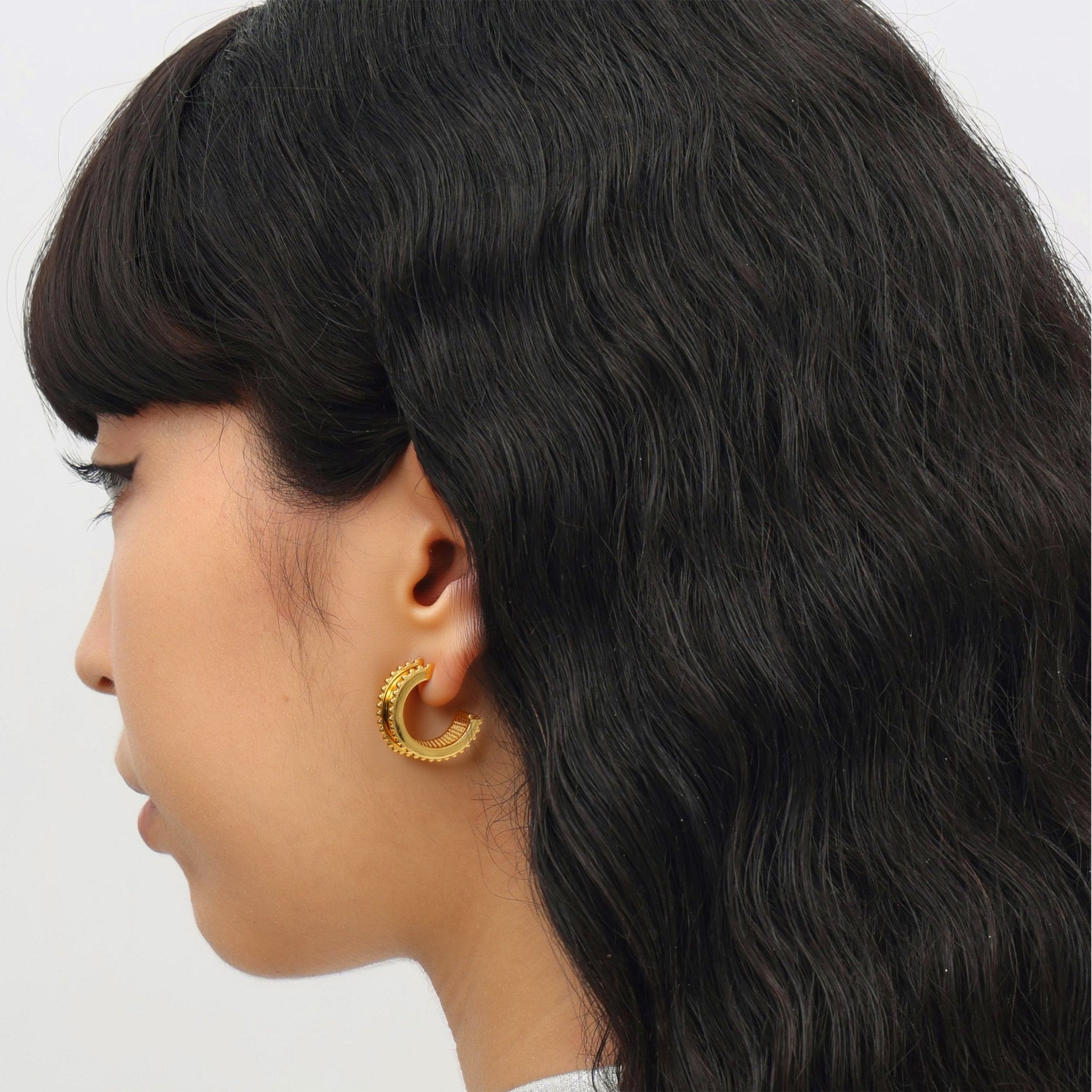 RSNY Diamond Line Earrings - R2047B