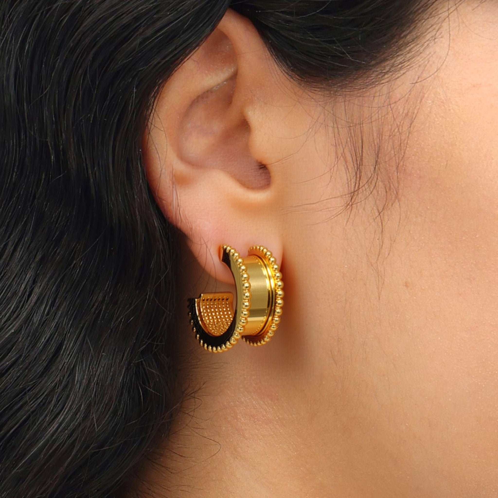 RSNY Diamond Line Earrings - R2047B