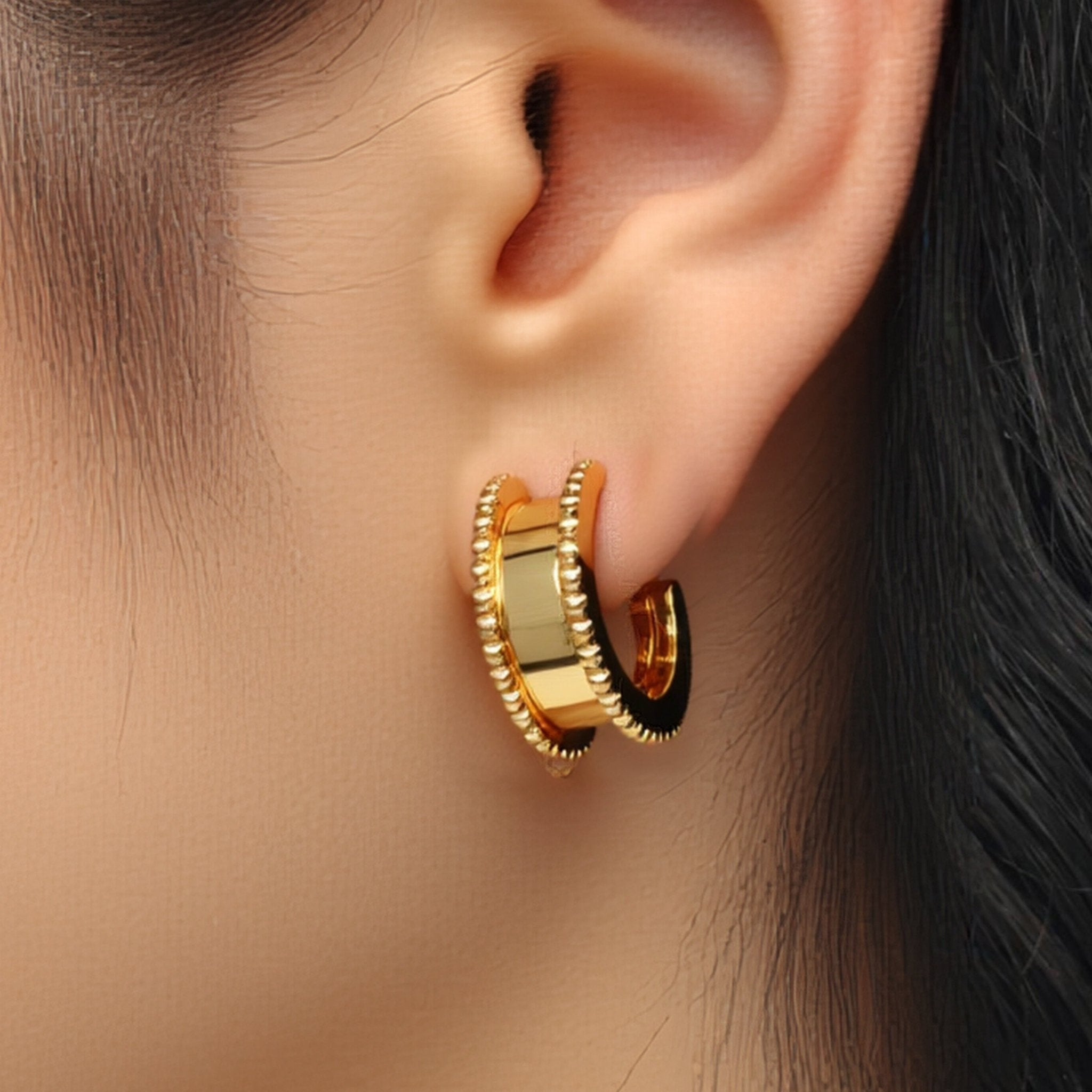 RSNY Diamond Line Earrings - R2047B