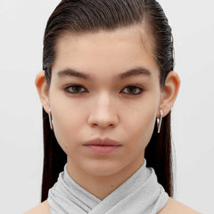 RSNY Diamond Line Earrings - R2146A