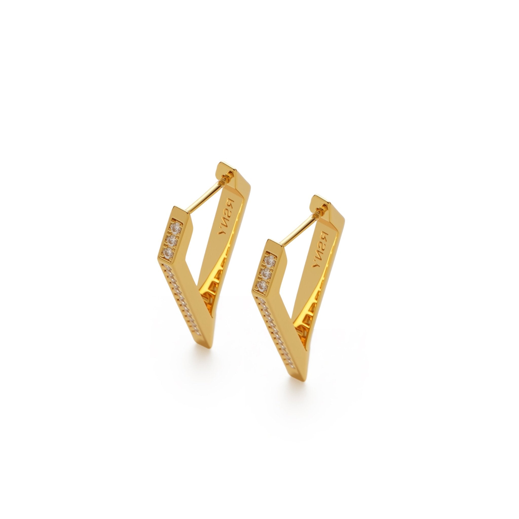 RSNY Diamond Line Earrings - R2146B