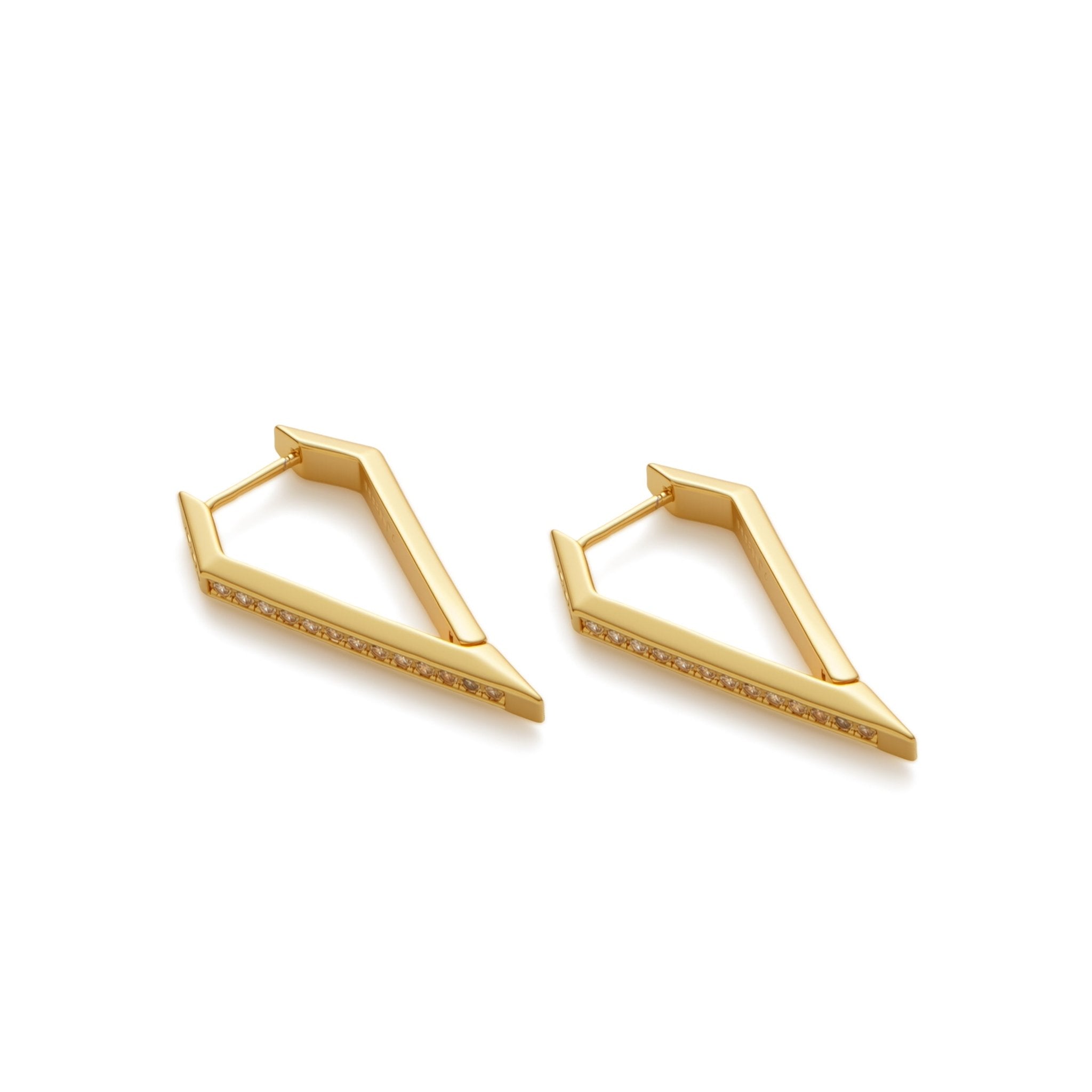 RSNY Diamond Line Earrings - R2146B
