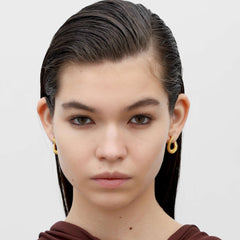 RSNY diamond pattern chain earrings - R2083B