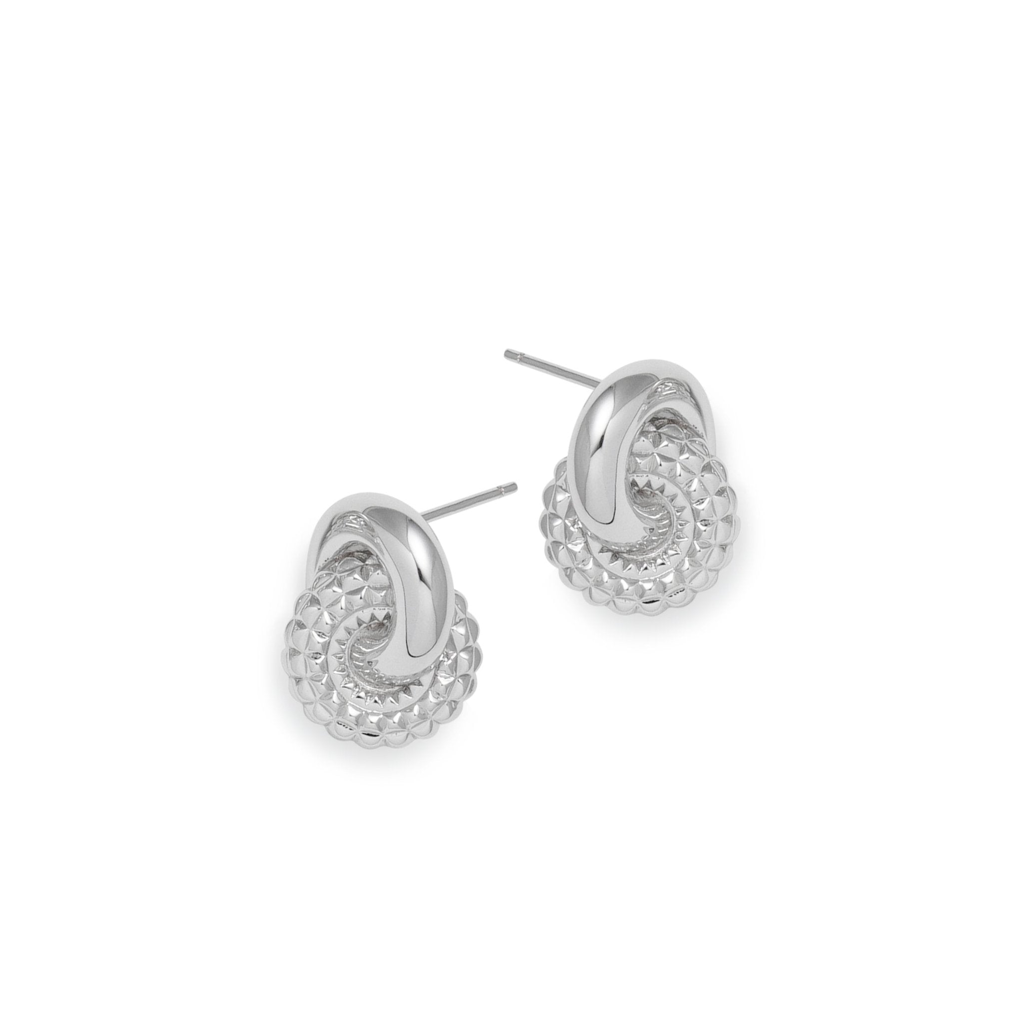 RSNY diamond pattern chain stud earring chain - R2026A