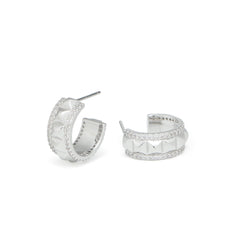 RSNY diamond pattern earrings - R2098A