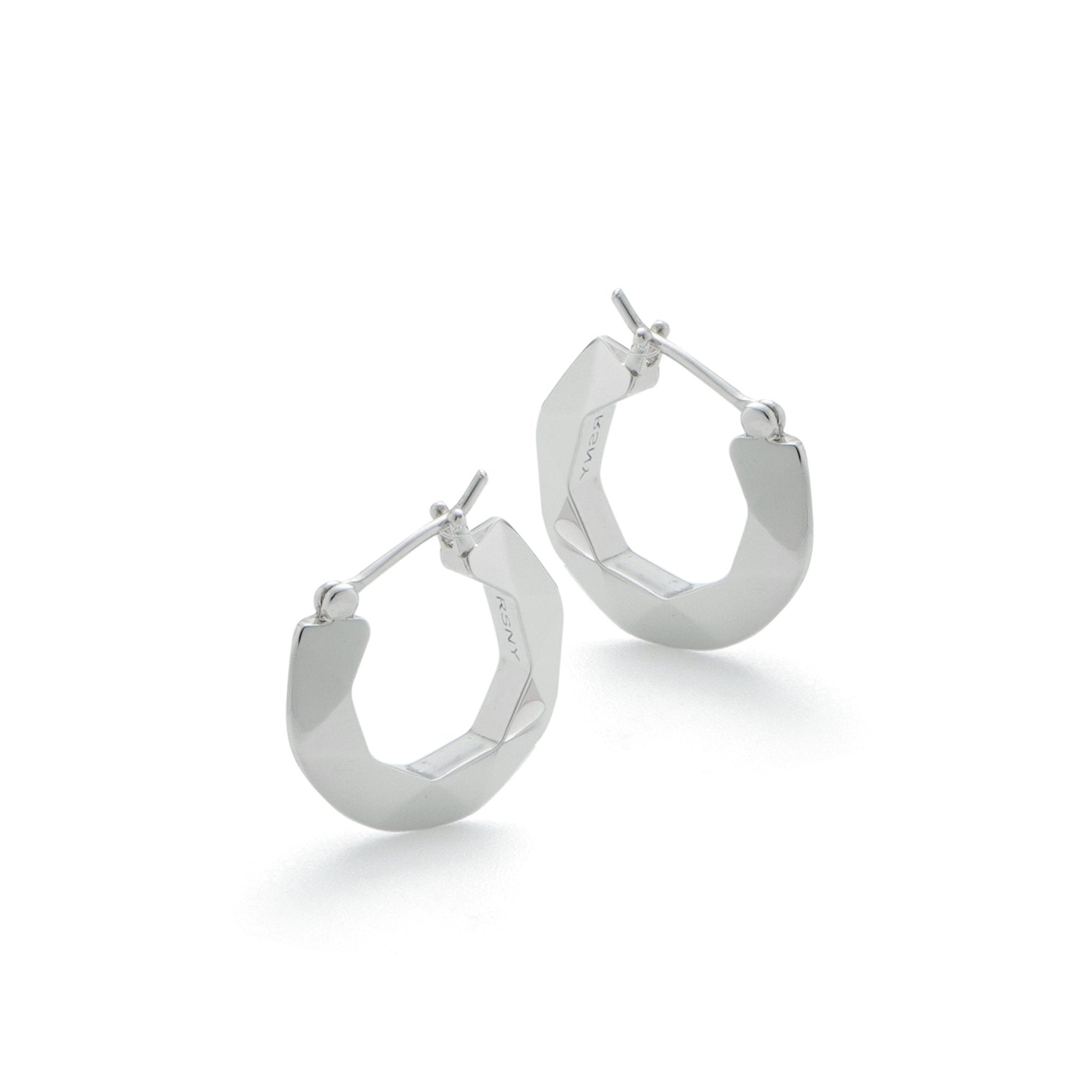 RSNY diamond pattern earrings - R2107A