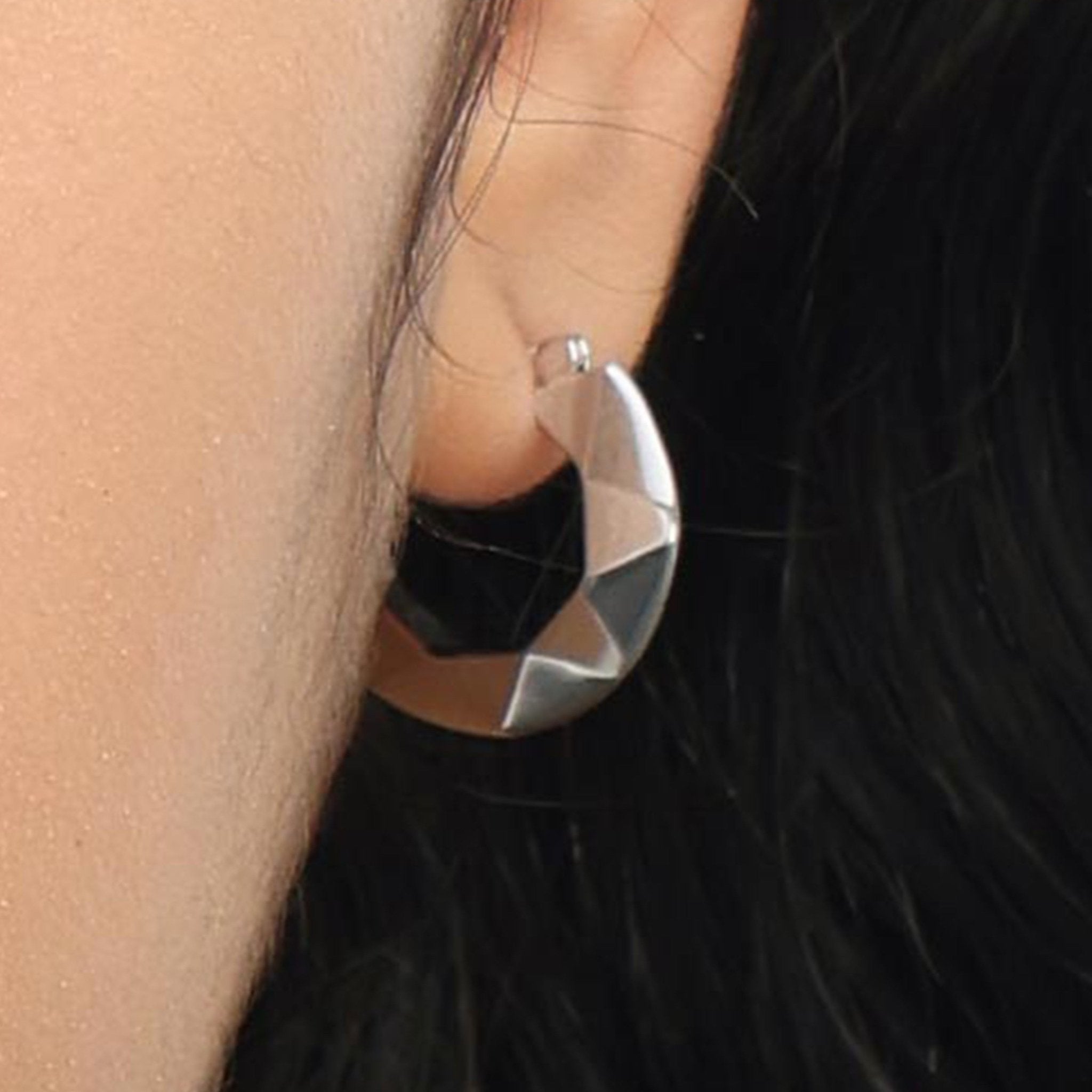 RSNY diamond pattern earrings - R2107A