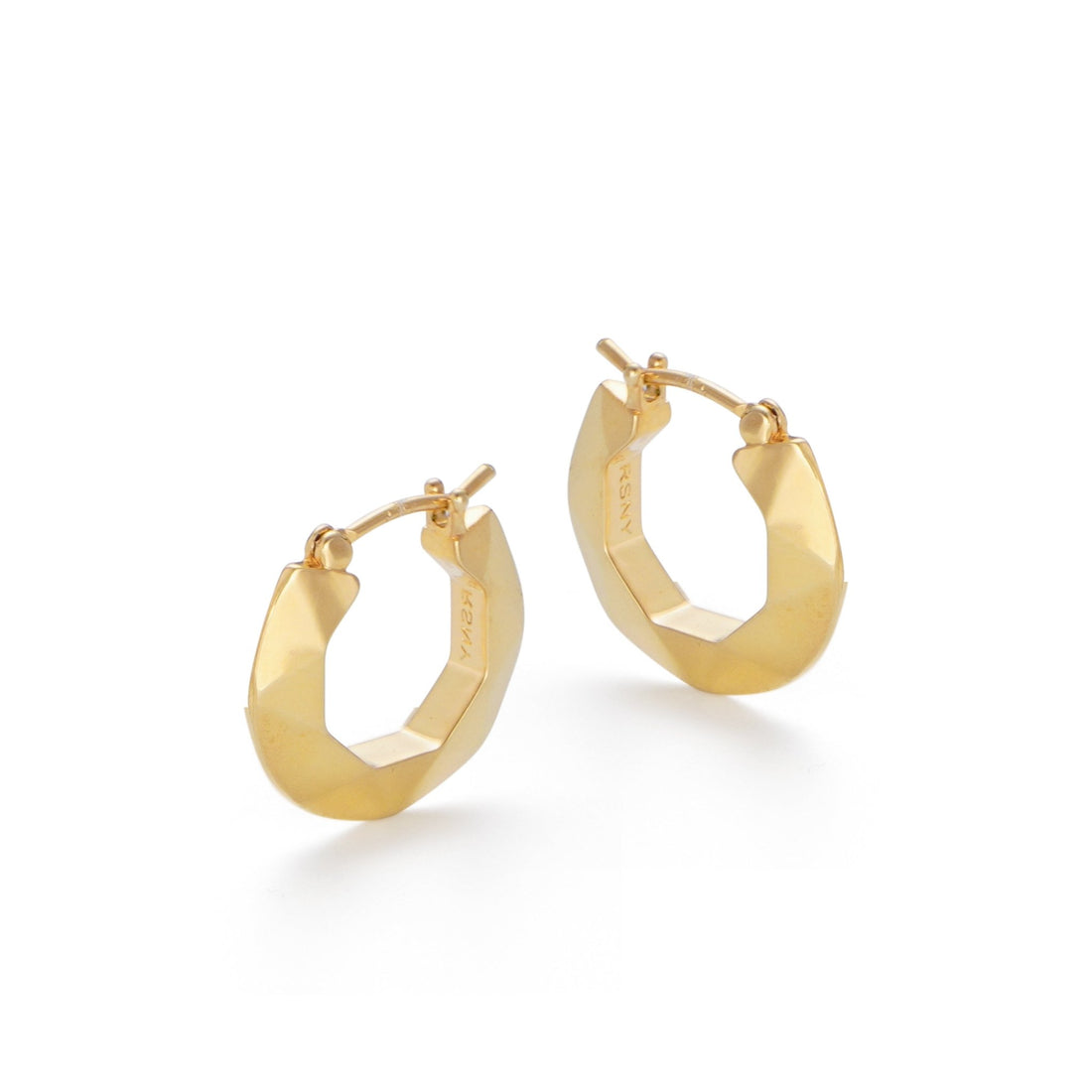RSNY diamond pattern earrings - R2107B