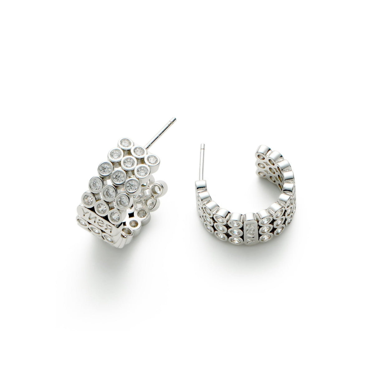 RSNY diamond shaped earrings - R1789A