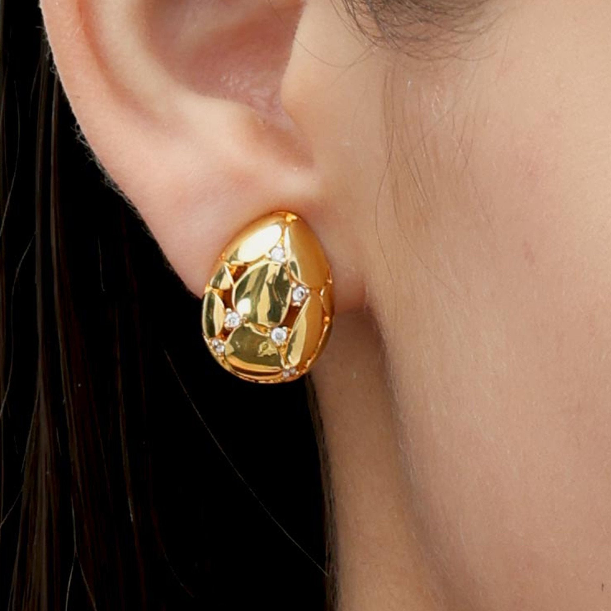 RSNY Diamond Stud Earrings - R2127B