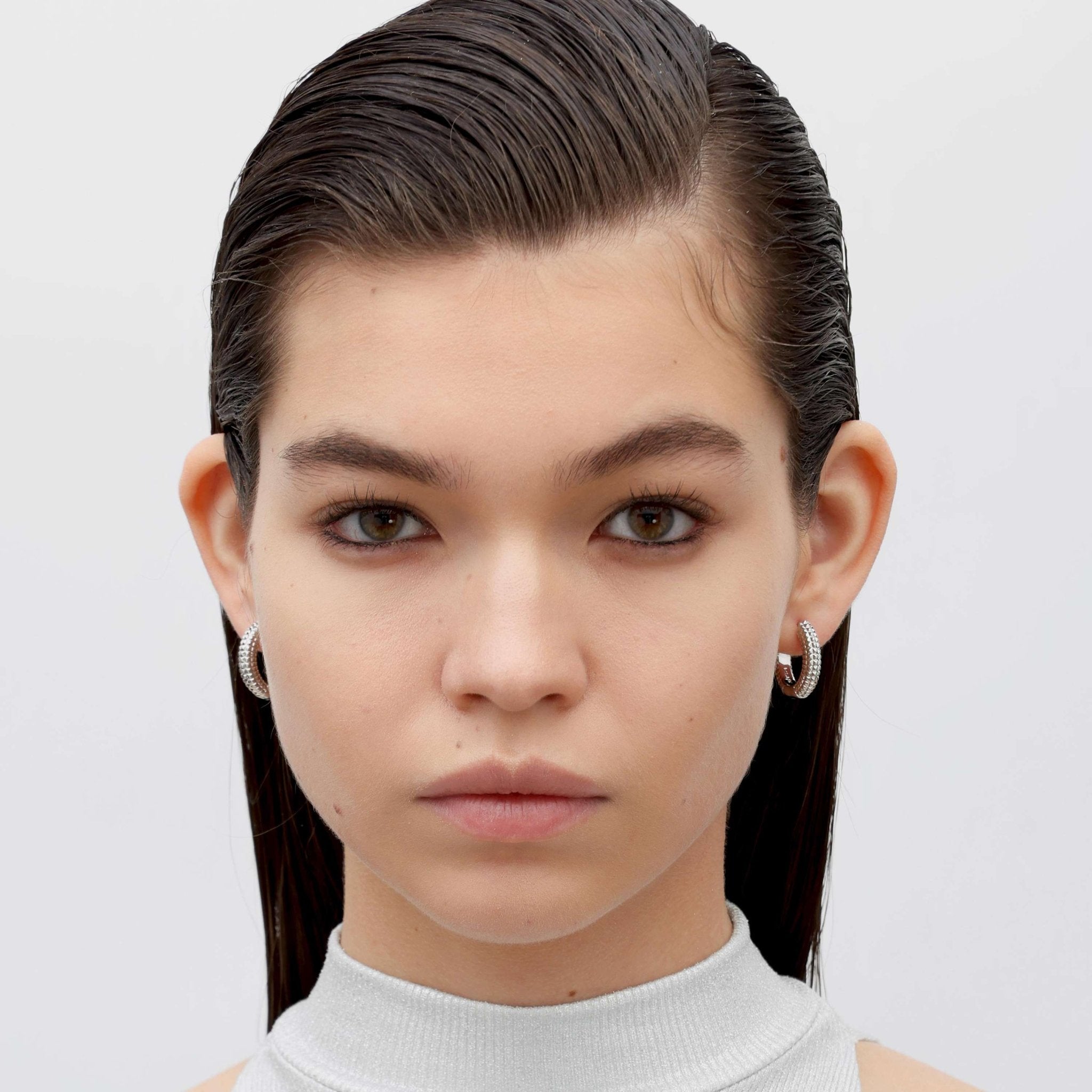 RSNY Diamond Textured Earrings - R2020A