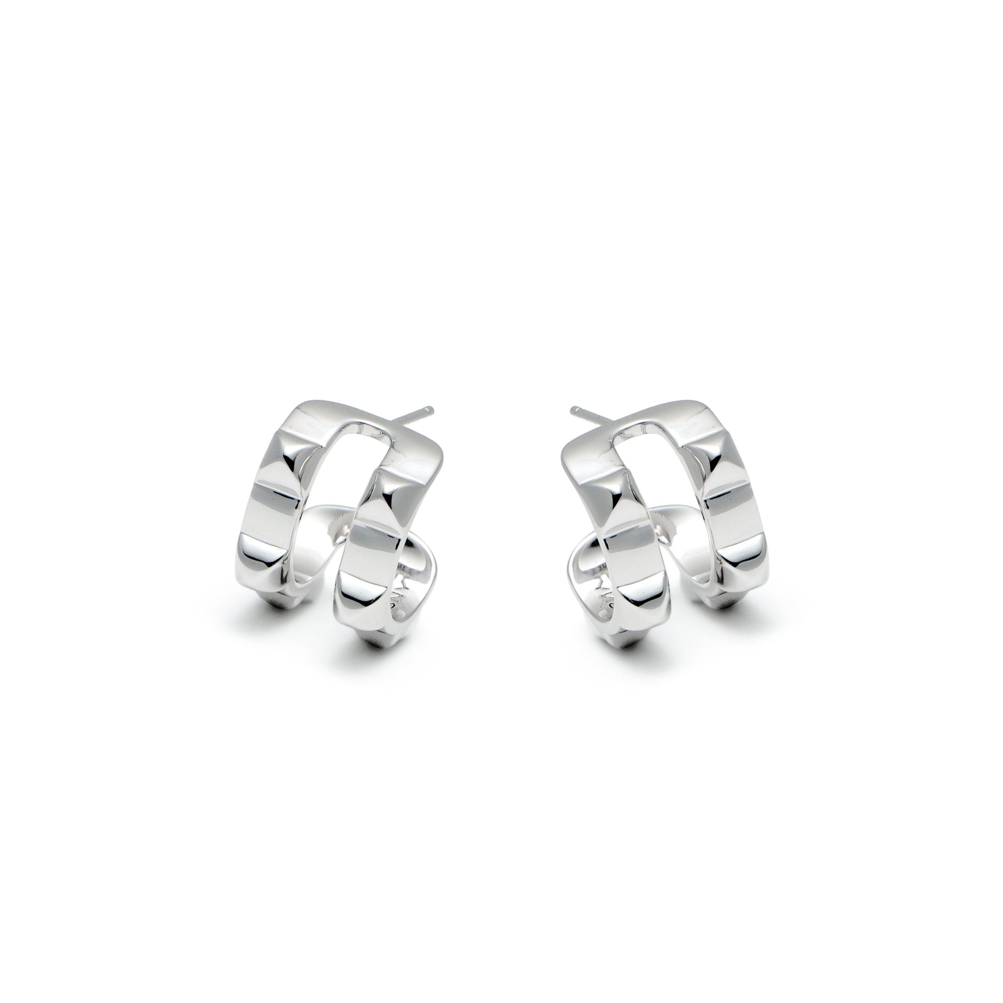 RSNY Diamond Textured Earrings - R2077A