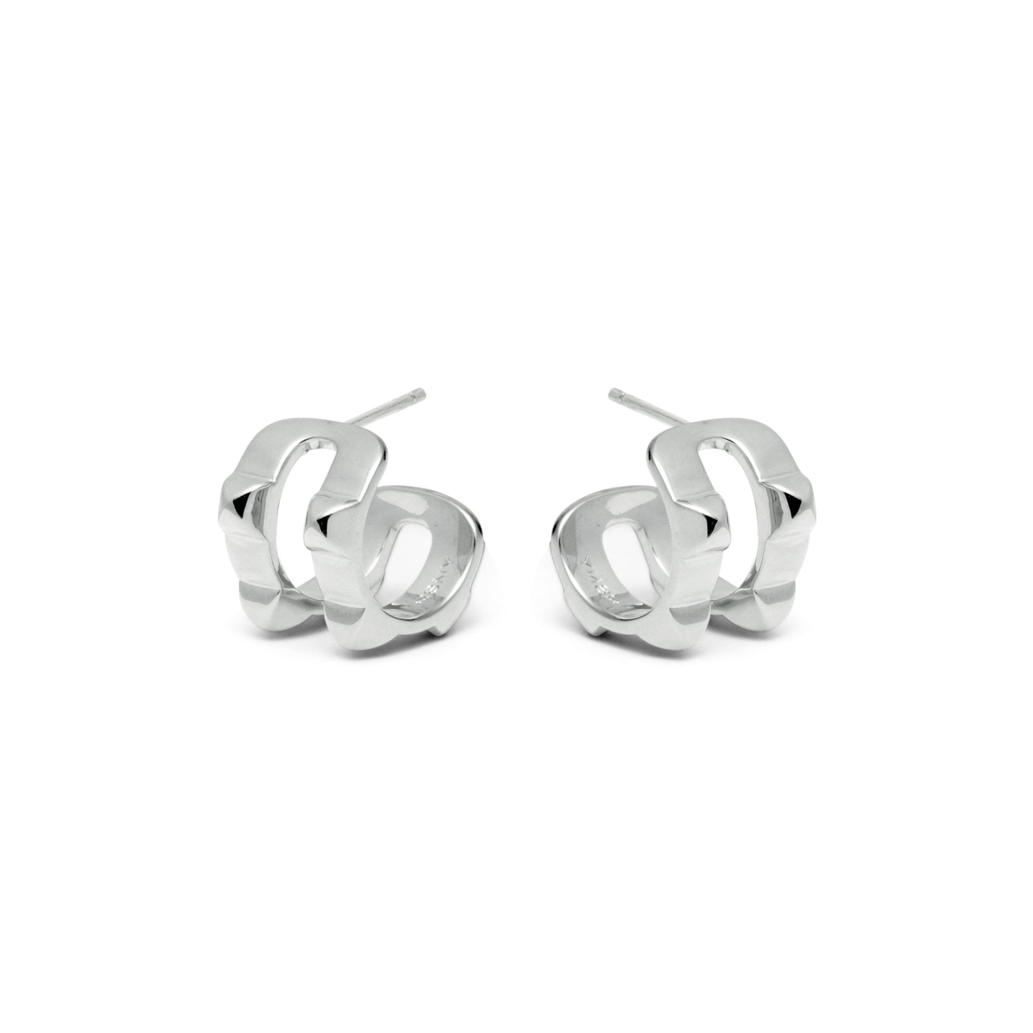 RSNY Diamond Textured Earrings - R2077A