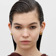 RSNY Diamond Textured Earrings - R2077B