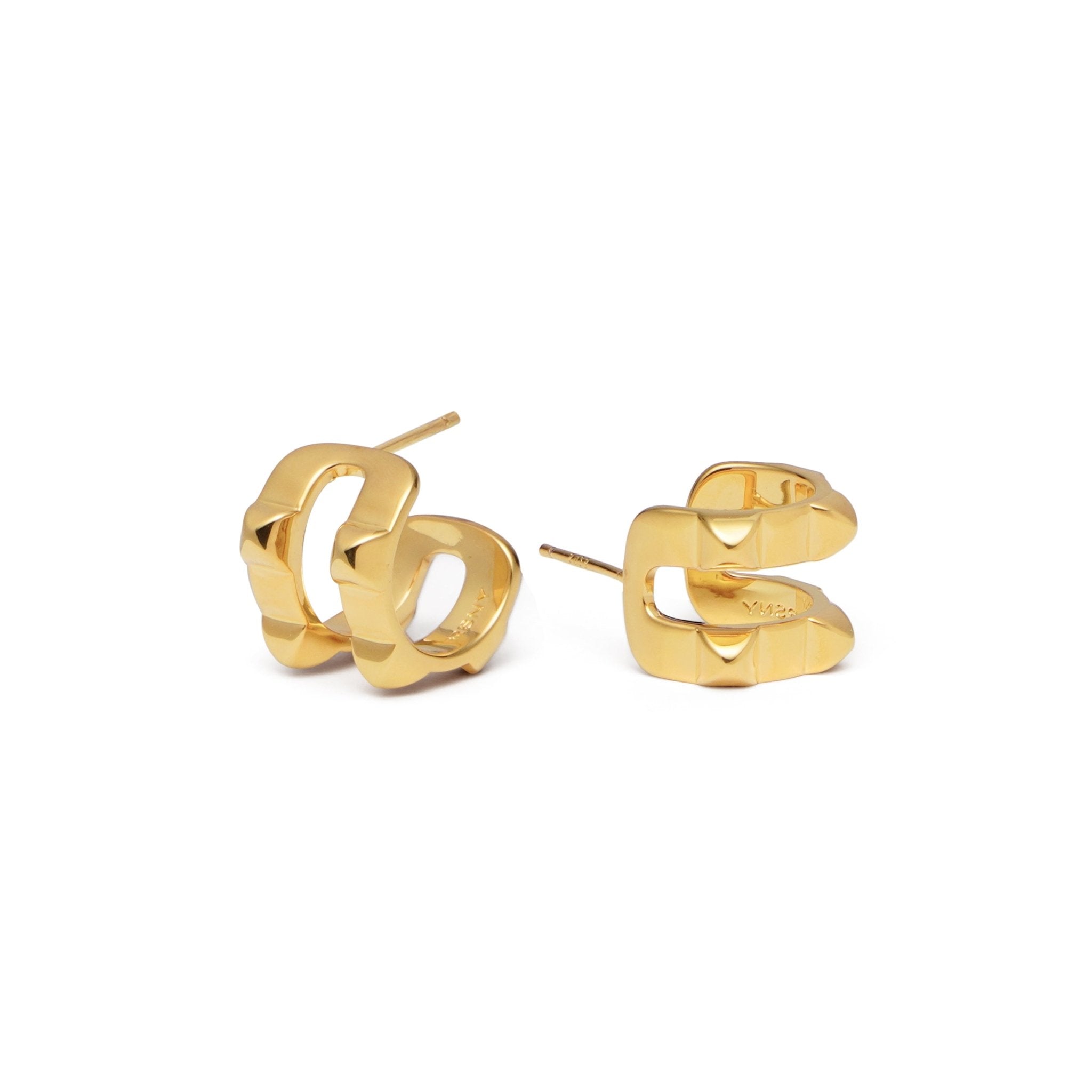 RSNY Diamond Textured Earrings - R2077B