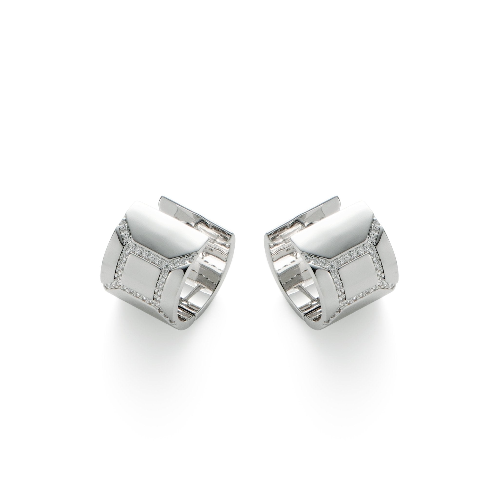 RSNY Diamond Textured Earrings - R2111A
