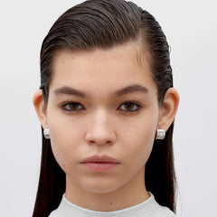 RSNY Diamond Textured Earrings - R2111A