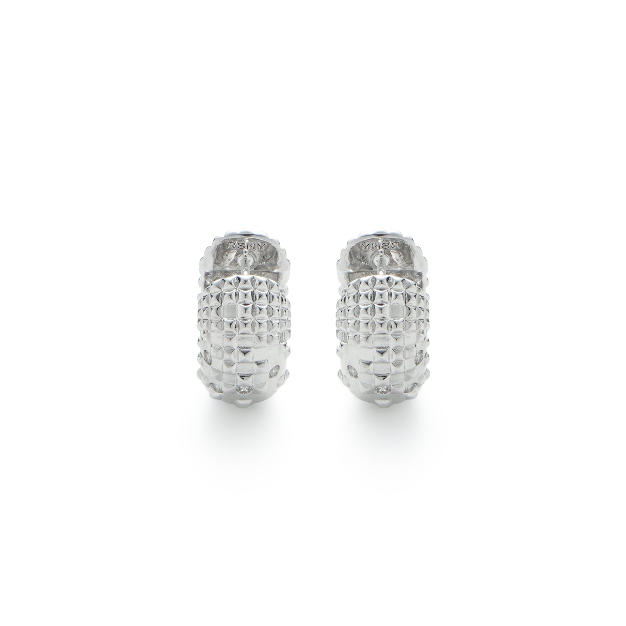 RSNY Diamond Textured Earrings - R2140A