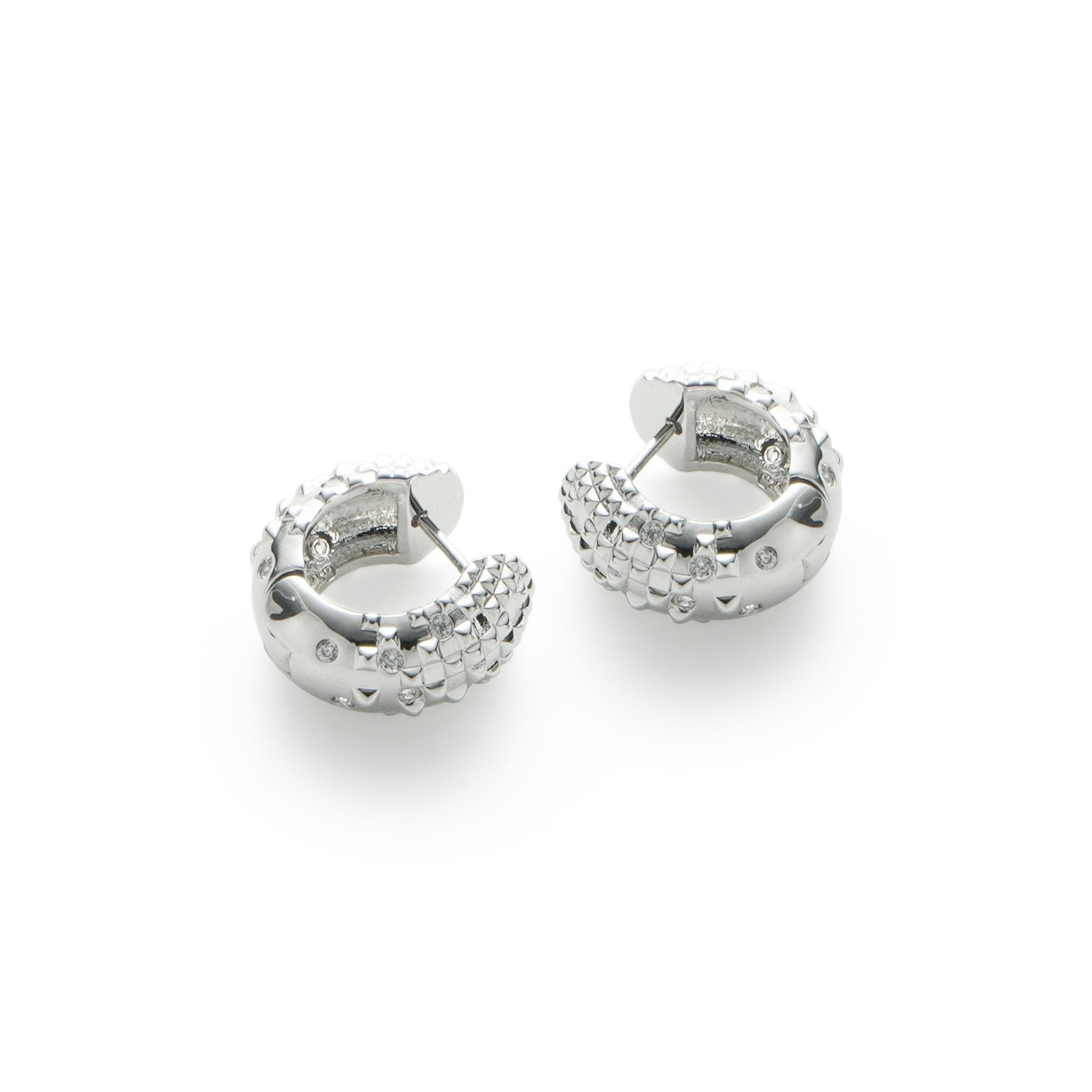 RSNY Diamond Textured Earrings - R2140A