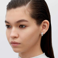 RSNY Diamond Textured Earrings - R2140A