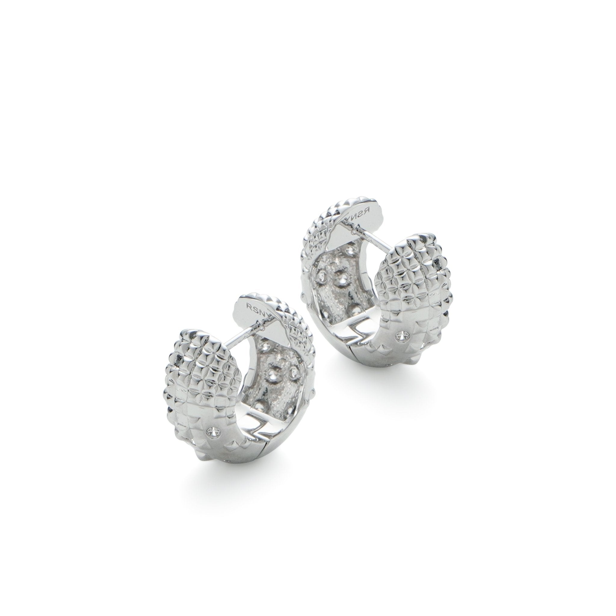 RSNY Diamond Textured Earrings - R2140A