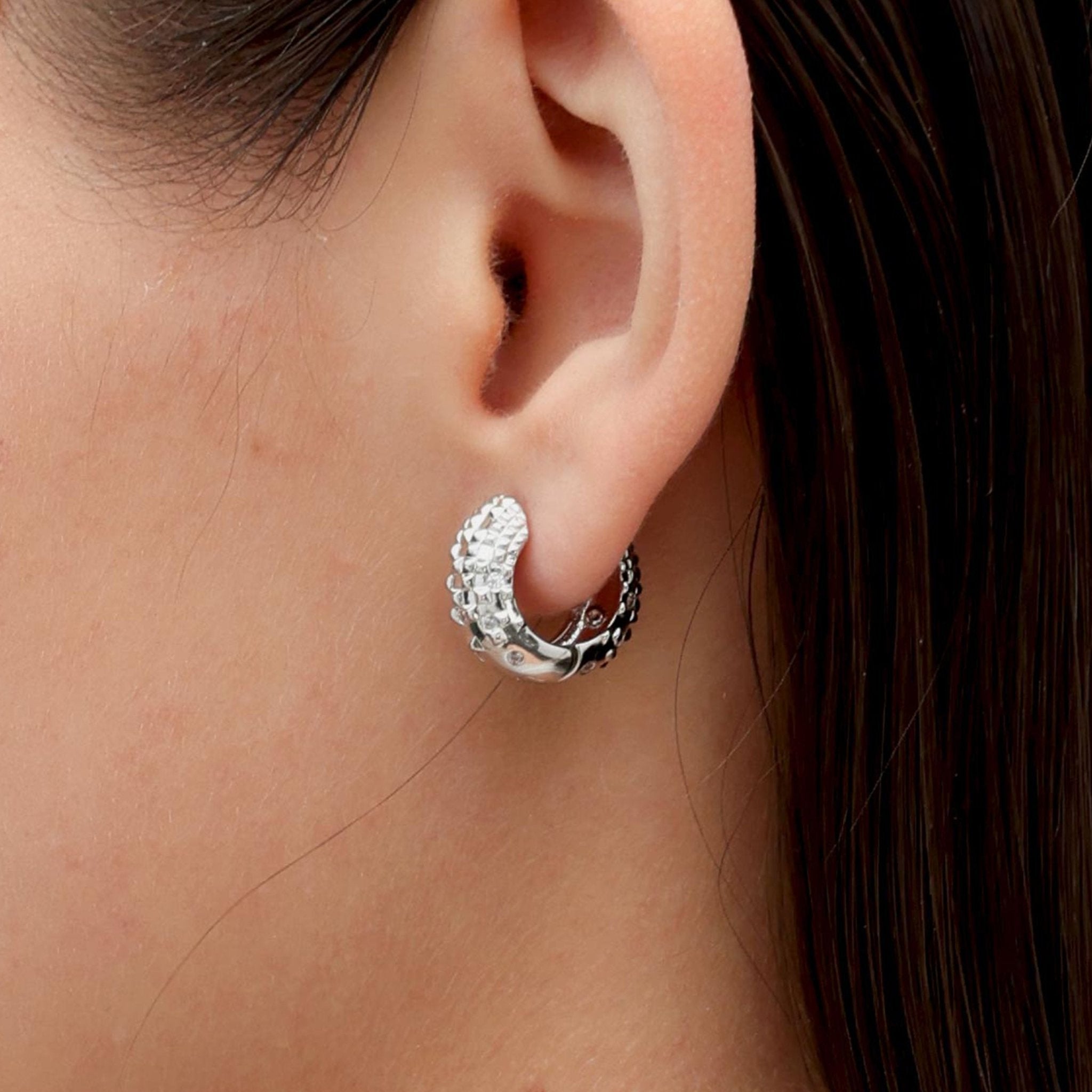 RSNY Diamond Textured Earrings - R2140A