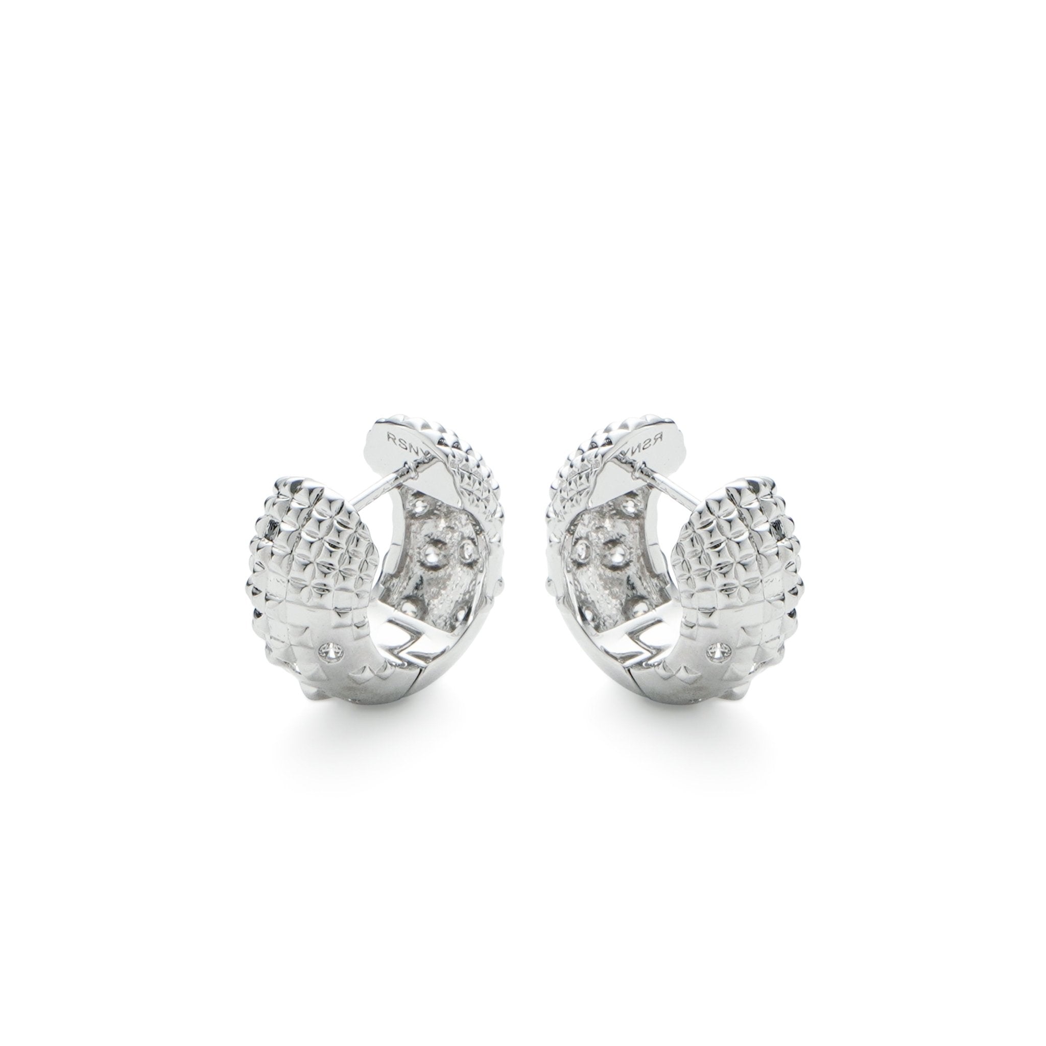 RSNY Diamond Textured Earrings - R2140A