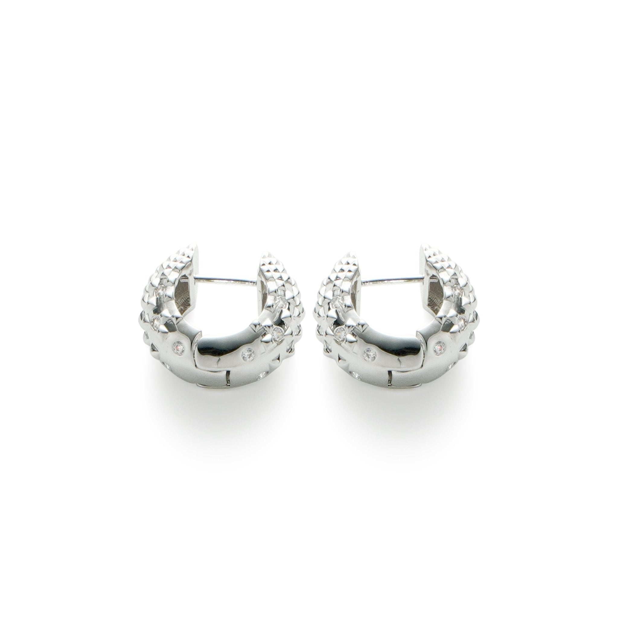 RSNY Diamond Textured Earrings - R2140A