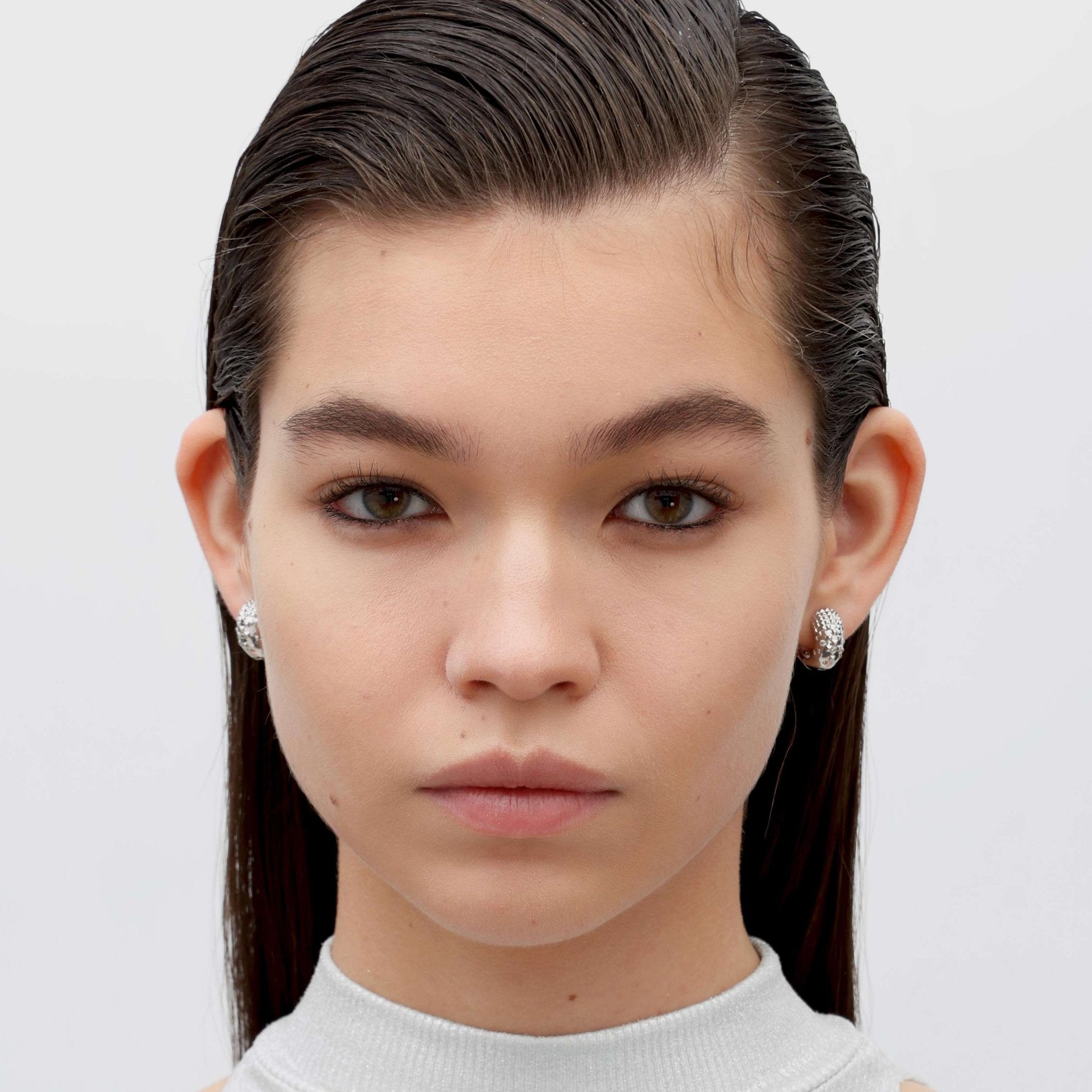 RSNY Diamond Textured Earrings - R2140A