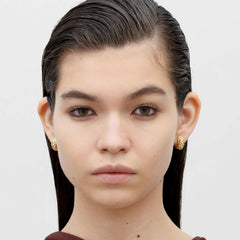 RSNY Diamond Textured Earrings - R2140B