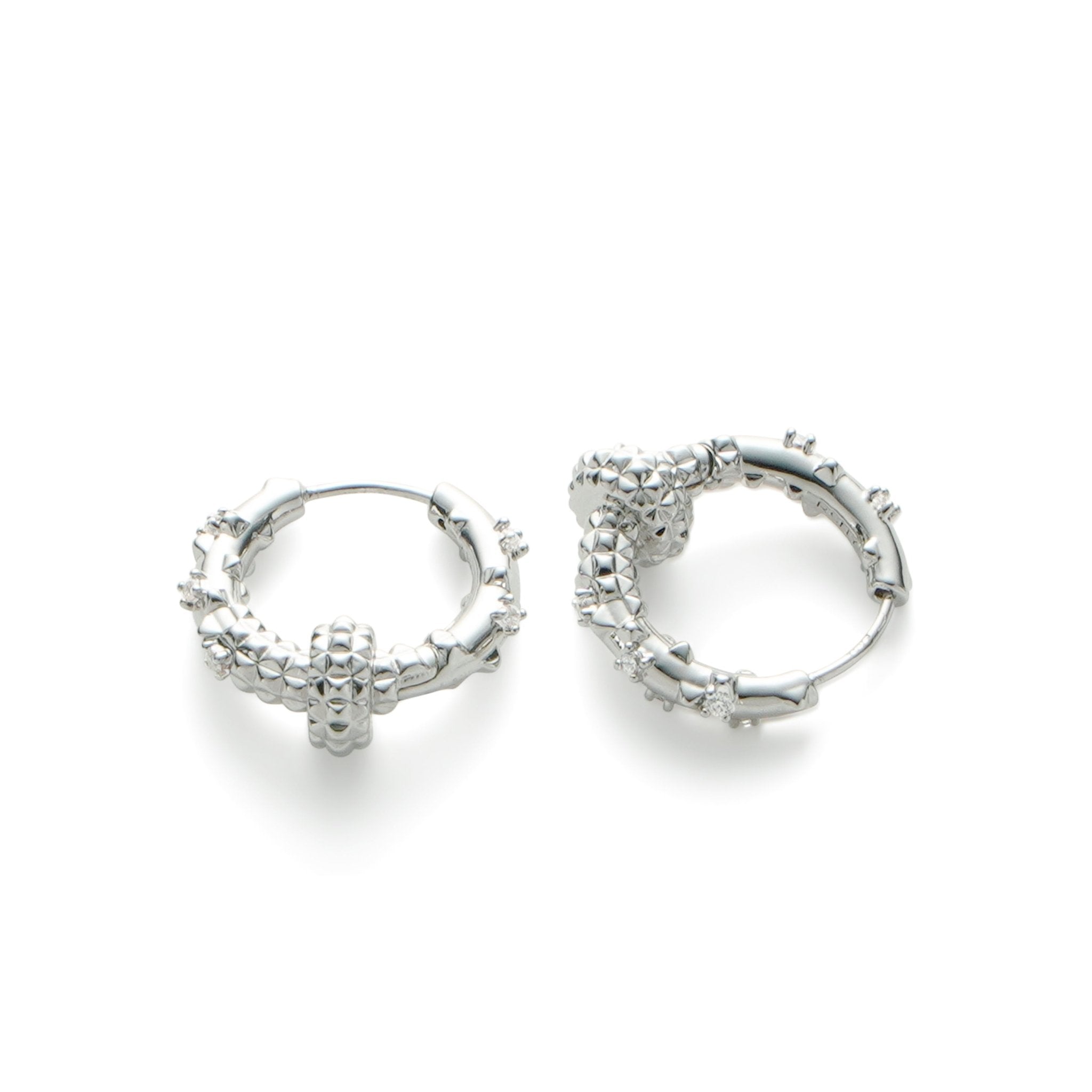 RSNY Diamond Textured Earrings - R2141A