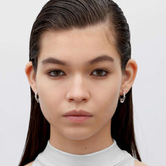 RSNY Diamond Textured Earrings - R2141A