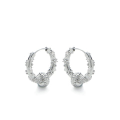 RSNY Diamond Textured Earrings - R2141A