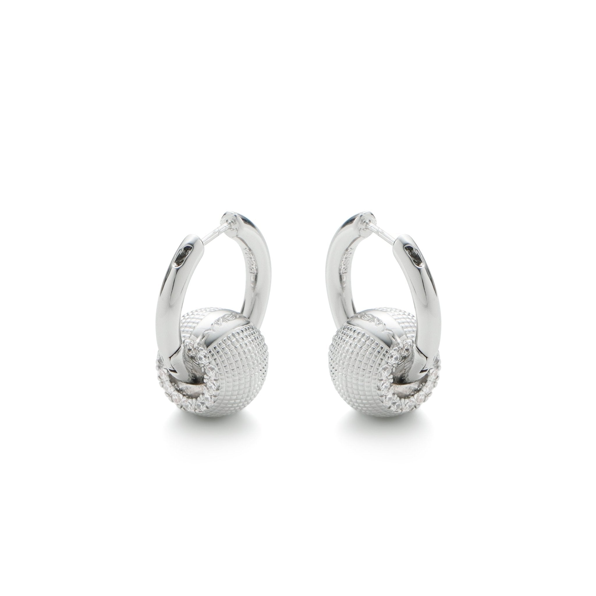 RSNY Diamond Textured Earrings - R2157A