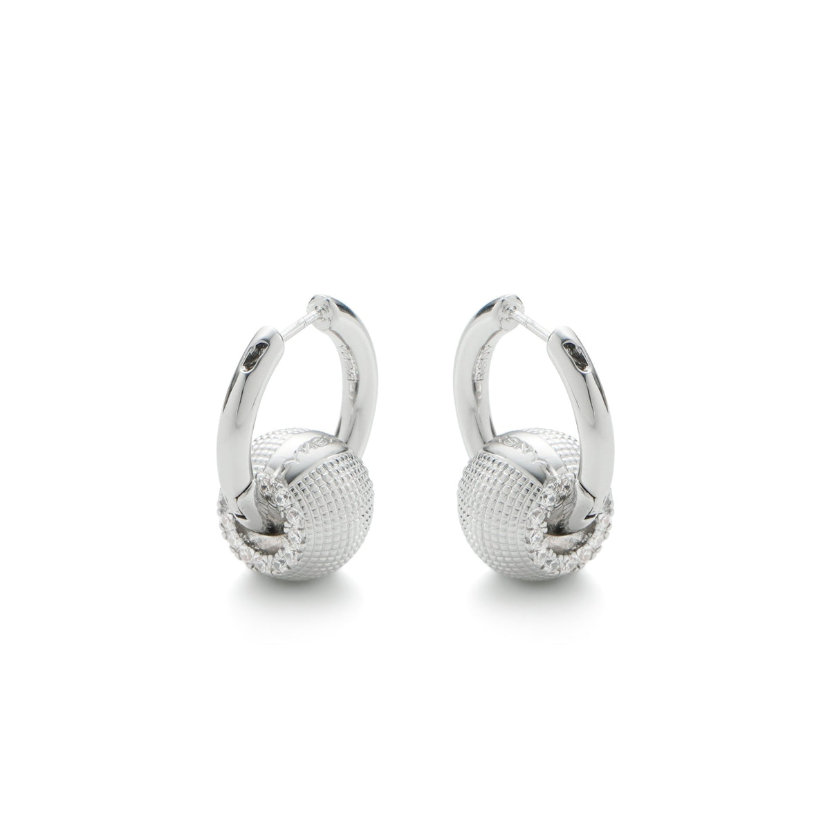 RSNY Diamond Textured Earrings - R2157A
