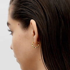 RSNY Diamond Textured Love Earrings - R2066B