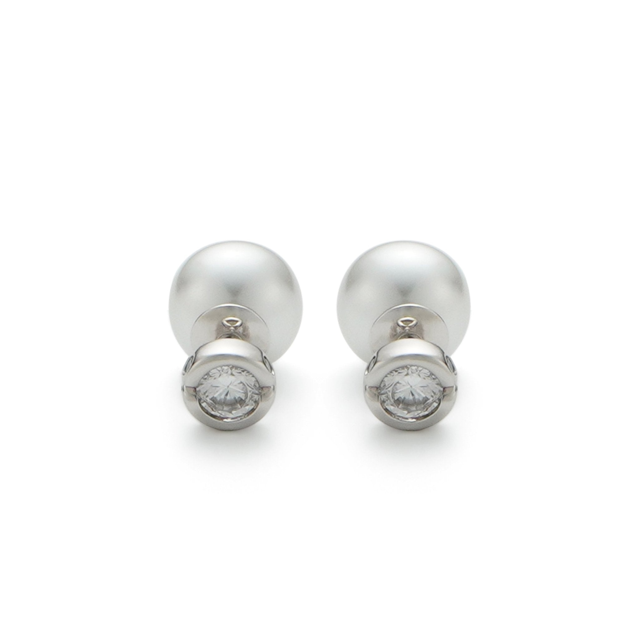 RSNY double head pearl stud earrings - R2028A