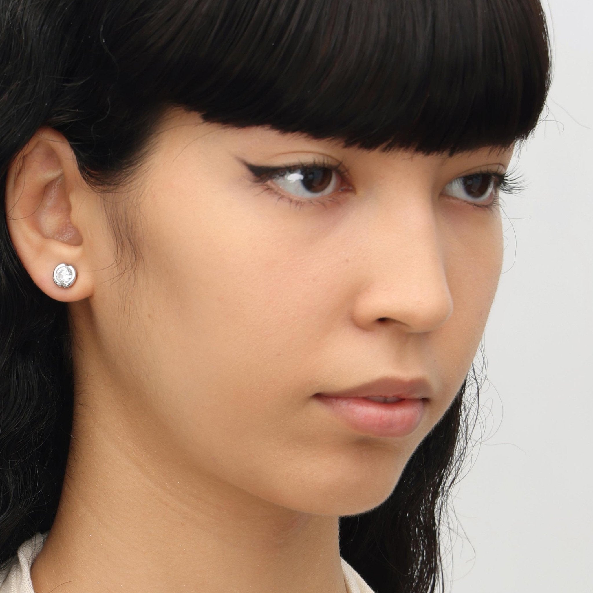 RSNY double head pearl stud earrings - R2028A