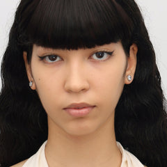 RSNY double head pearl stud earrings - R2028A