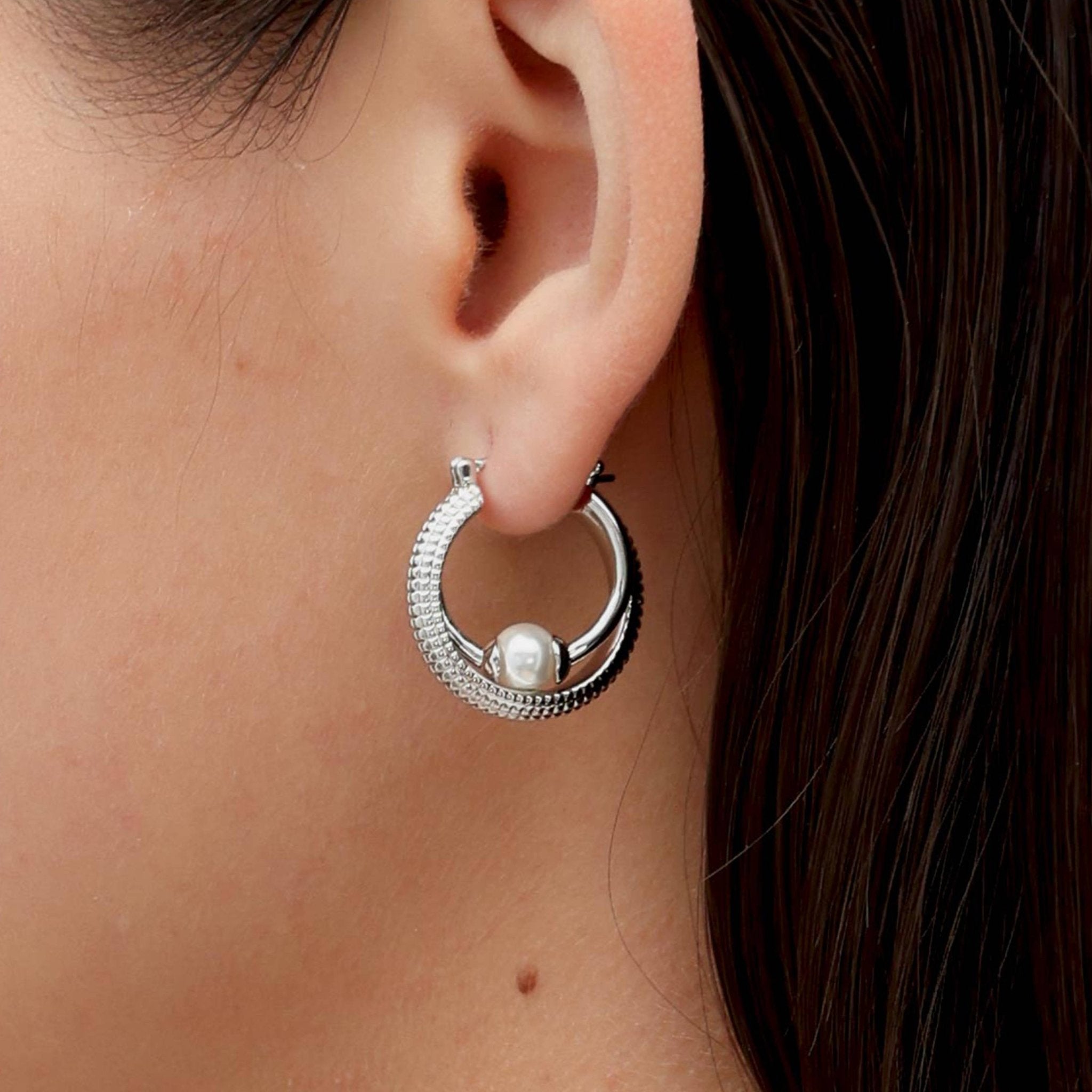 RSNY double pearl earrings - R2139A