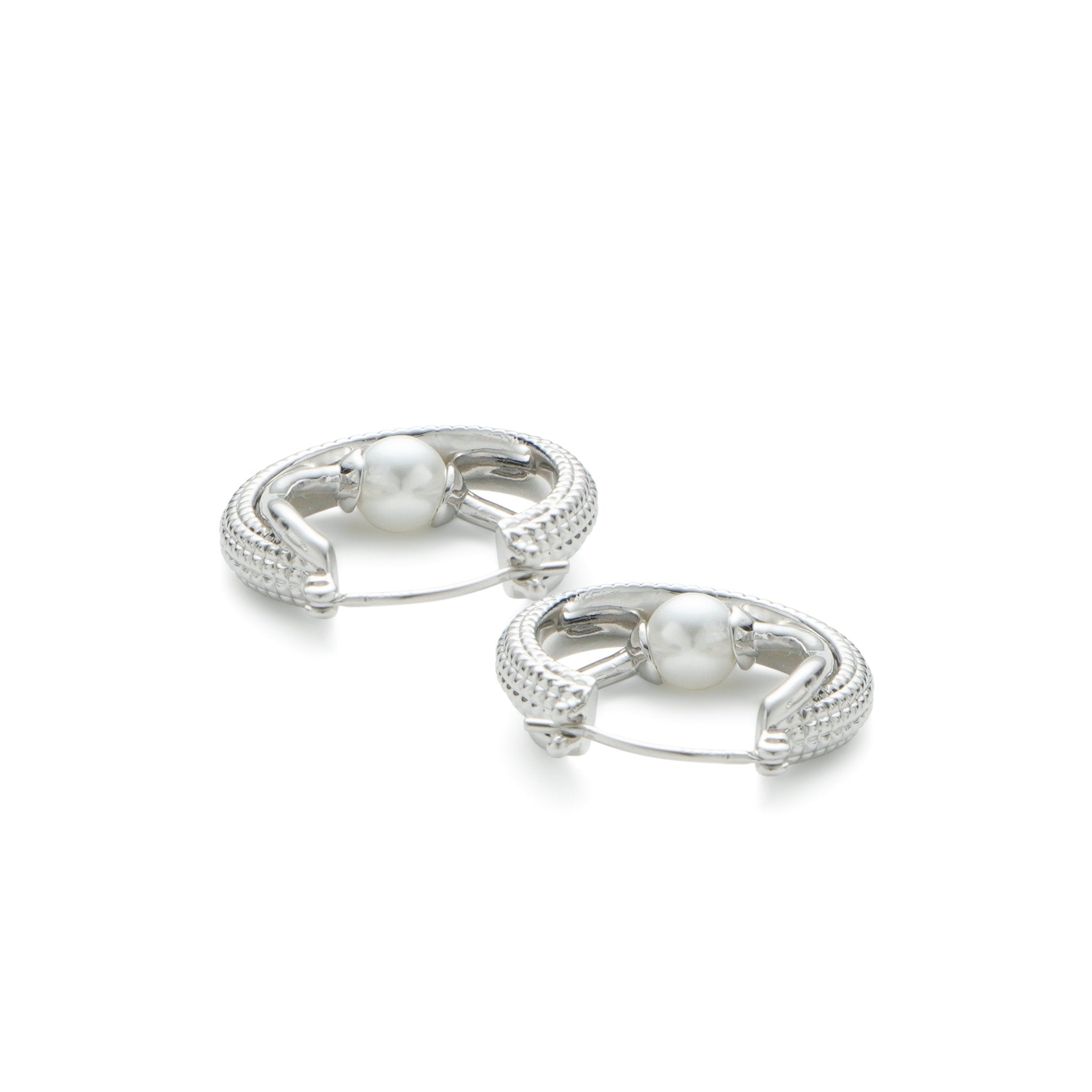 RSNY double pearl earrings - R2139A