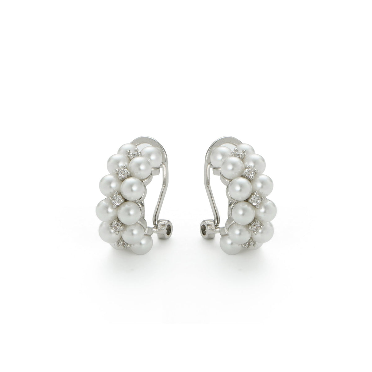 RSNY double pearl earrings - R2164A