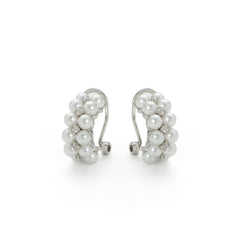 RSNY double pearl earrings - R2164A