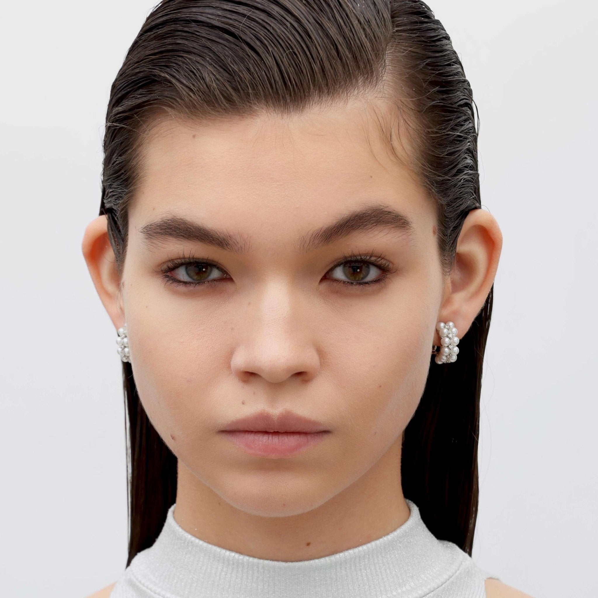 RSNY double pearl earrings - R2164A