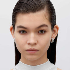 RSNY double pearl earrings - R2164A