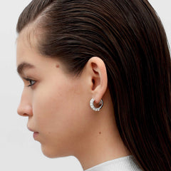 RSNY double pearl earrings - R2170A