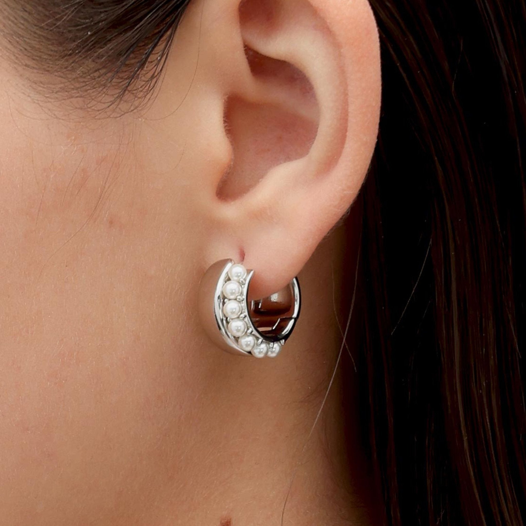 RSNY double pearl earrings - R2170A