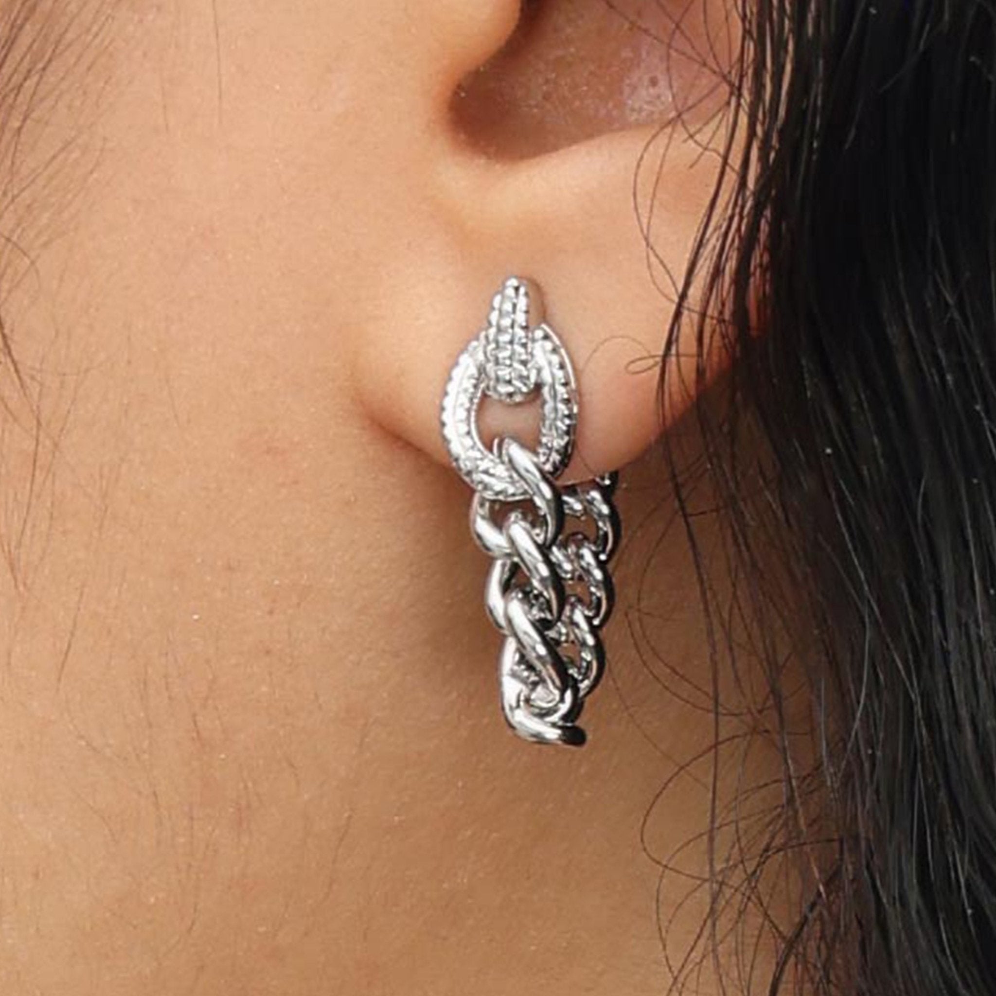 RSNY Double Wear Earring Chain - R2084A