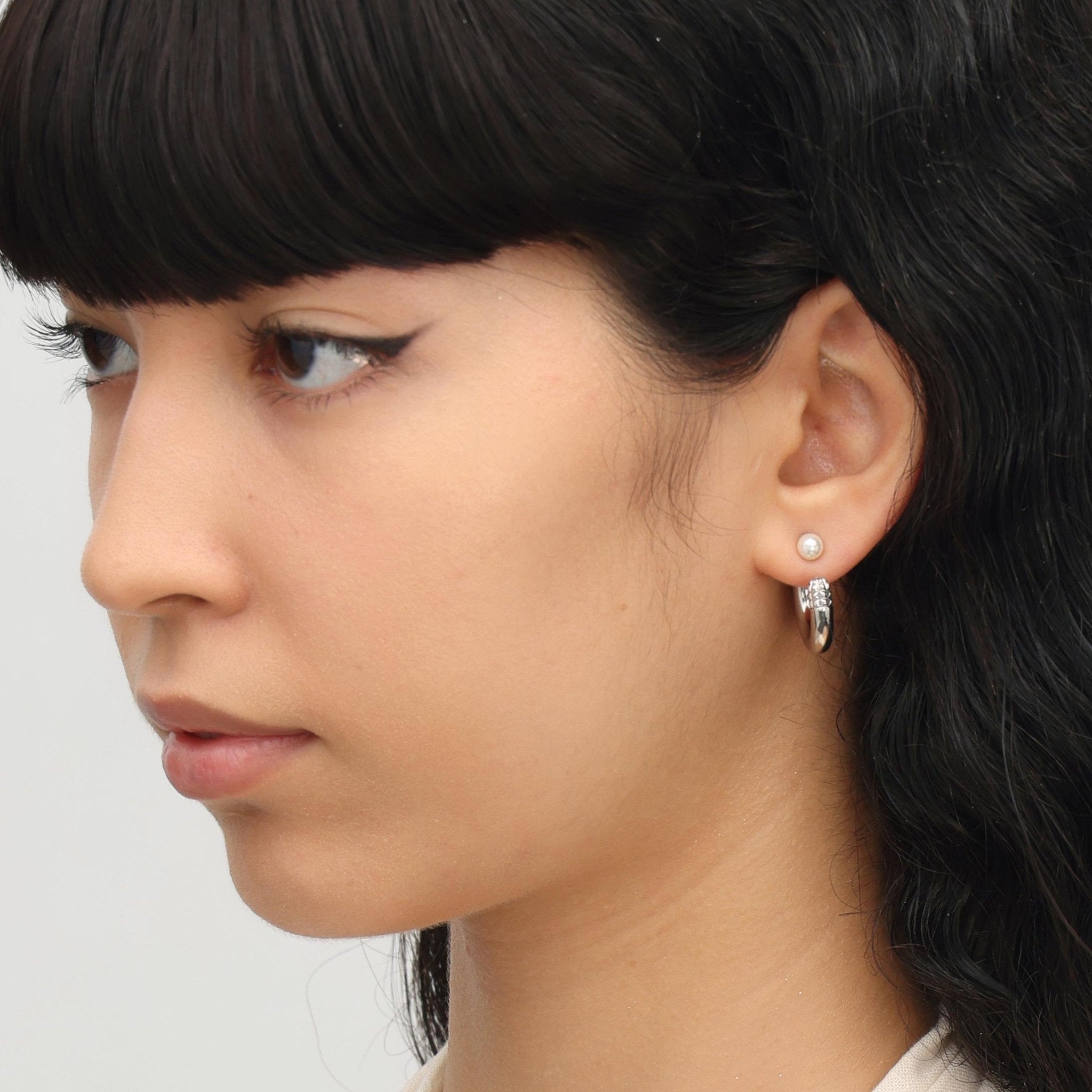 RSNY Double Wear Pearl Earrings - R2087A